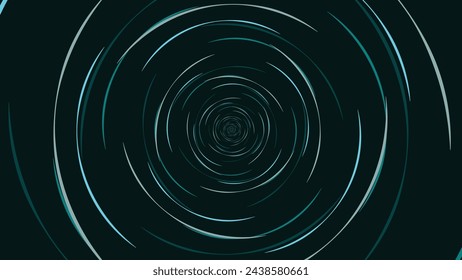 Abstracto estilo de vórtice espiral punteado urgencia línea ondulada agujero fondo creativo.