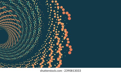 Abstrakter Spiralvortex-Stil minimalistischer Hintergrund. Dieser kreative Hintergrund kann als Banner oder Logo verwendet werden.