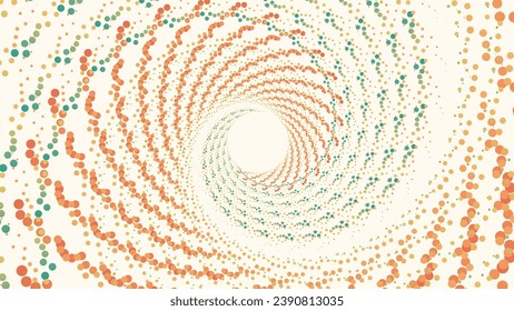 Abstract spiral vortex style minimalist background. This creative background can be used as a banner or logo.