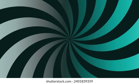 Abstract spiral wavy line rainbow background .