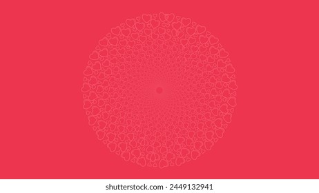 Abstract spiral wavy line round vortex urgency logo background.