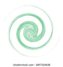 Abstract spiral, wavy lines, swirl, and twirl vector illustration