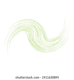 Abstract spiral, wavy lines, swirl, and twirl vector illustration