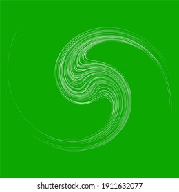 Abstract spiral, wavy lines, swirl, and twirl vector illustration