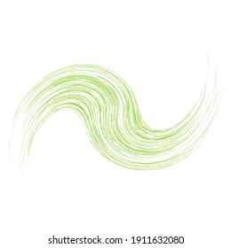 Abstract spiral, wavy lines, swirl, and twirl vector illustration