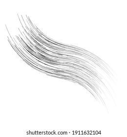 Abstract spiral, wavy lines, swirl, and twirl vector illustration