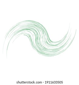 Abstract spiral, wavy lines, swirl, and twirl vector illustration