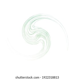 Abstract spiral, wavy lines, swirl, and twirl vector illustration