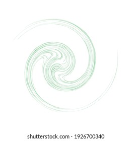 Abstract spiral, wavy lines, swirl, and twirl vector illustration