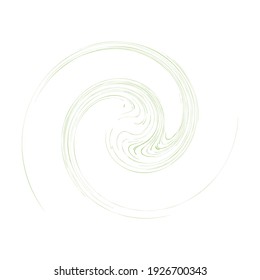 Abstract spiral, wavy lines, swirl, and twirl vector illustration