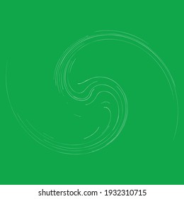 Abstract spiral, wavy lines, swirl, and twirl vector illustration