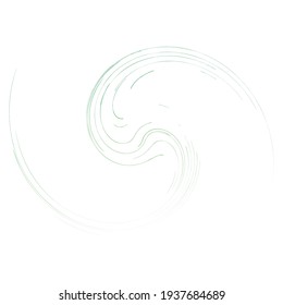 Abstract spiral, wavy lines, swirl, and twirl vector illustration