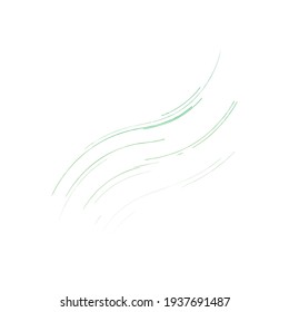 Abstract spiral, wavy lines, swirl, and twirl vector illustration