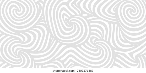 Abstract spiral white and gray background