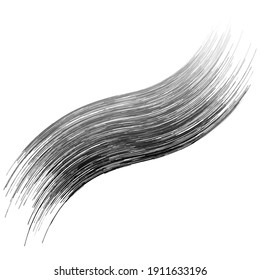 Abstract spirally, wavy lines vector illustration