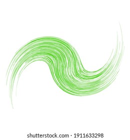 Abstract spirally, wavy lines vector illustration