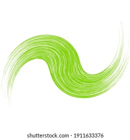 Abstract spirally, wavy lines vector illustration