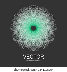 Abstract spiro element. Vector spiro.