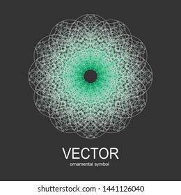 Abstract spiro element. Vector spiro.