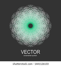 Abstract spiro element. Vector spiro.