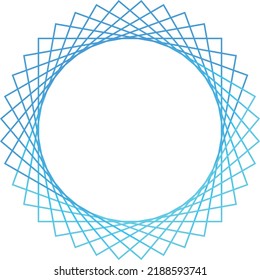 Abstract Spirograph Design, Vector Spirograph Art