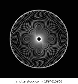 abstract Spirograph element. vector illustration. eps 10