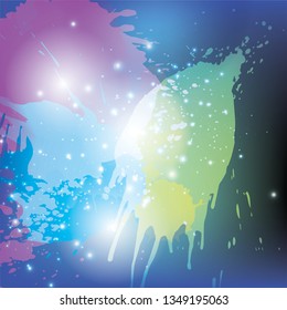 Abstract Splash Background