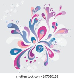 Abstract splash background