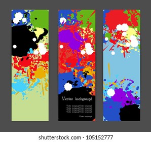 abstract splash background design vector illustration for banner