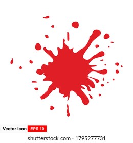 Abstract splash background.Vector banner with splats.