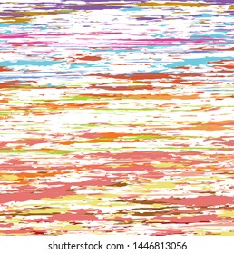 Abstract splash of color flick on white background 