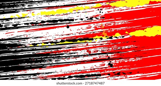 Salpicadura Abstractas salpicadura de pintura colorida sobre fondo blanco. Estilo deportivo de salpicadura de grunge. Diseño abstracto completo.