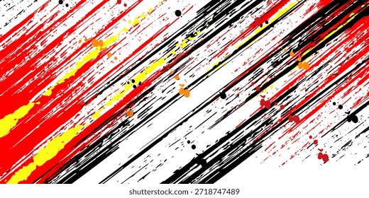 Salpicadura Abstractas salpicadura de pintura colorida sobre fondo blanco. Estilo deportivo de salpicadura de grunge. Diseño abstracto completo. eps 10.