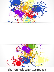 abstract splash grunde background design vector illustration