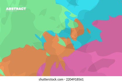 Abstracto pintura de salpicadura vector de fondo colorido