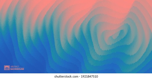 Abstract splash with ripples. Background for banner, poster, flyer, card, cover or brochure. 3D wavy vector illustration. 