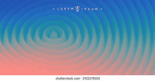 Abstracto salpicado de ondas. Antecedentes para banner, afiche, volante, tarjeta, portada o folleto. Ilustración vectorial ondulada 3D. 