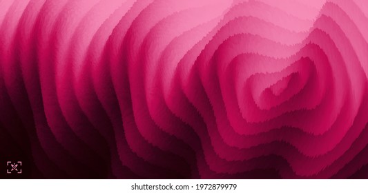 Abstract splash with ripples. Background for banner, poster, flyer, card, cover or brochure. 3D wavy vector illustration. 