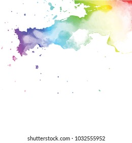 Abstract Splash Watercolor Background Stock Vector (royalty Free 