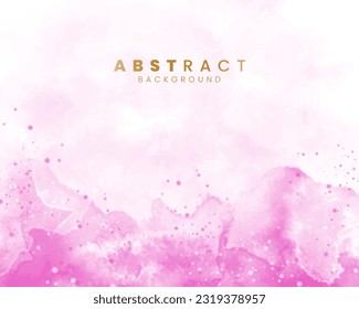 Abstract splashed watercolor background. Design for your cover, date, postcard, banner, logo.