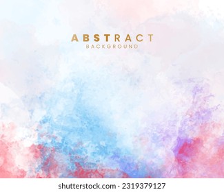 Resumen de fondo de acuarela salpicada. Diseño para su portada, fecha, postal, banner, logotipo.