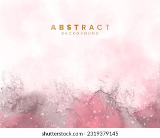 Abstract splashed watercolor background. Design for your cover, date, postcard, banner, logo.
