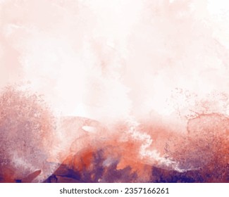 Abstract splashed watercolor background. Design for your cover, date, postcard, banner, logo.