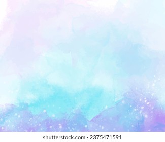 Abstract splashed watercolor background. Design for your cover, date, postcard, banner, logo.