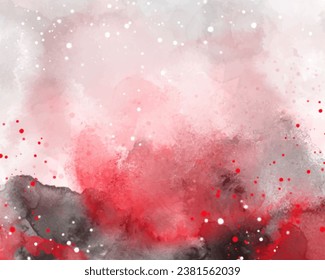 Abstract splashed watercolor background. Design for your cover, date, postcard, banner, logo.