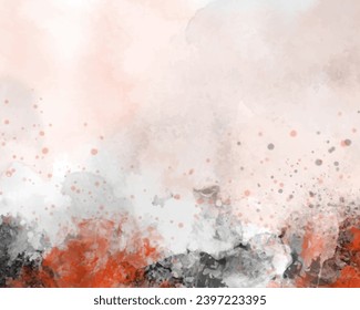 Abstract splashed watercolor background. Design for your cover, date, postcard, banner, logo.