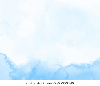 Abstract splashed watercolor background. Design for your cover, date, postcard, banner, logo.