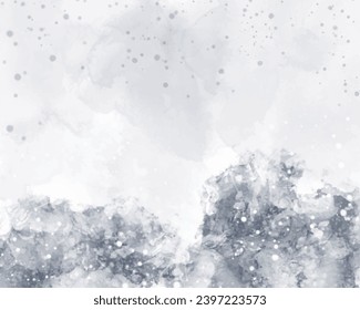 Abstract splashed watercolor background. Design for your cover, date, postcard, banner, logo.