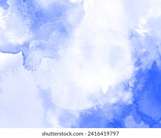 Abstract splashed watercolor background. Design for your cover, date, postcard, banner, logo.