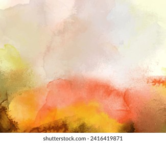 Abstract splashed watercolor background. Design for your cover, date, postcard, banner, logo.